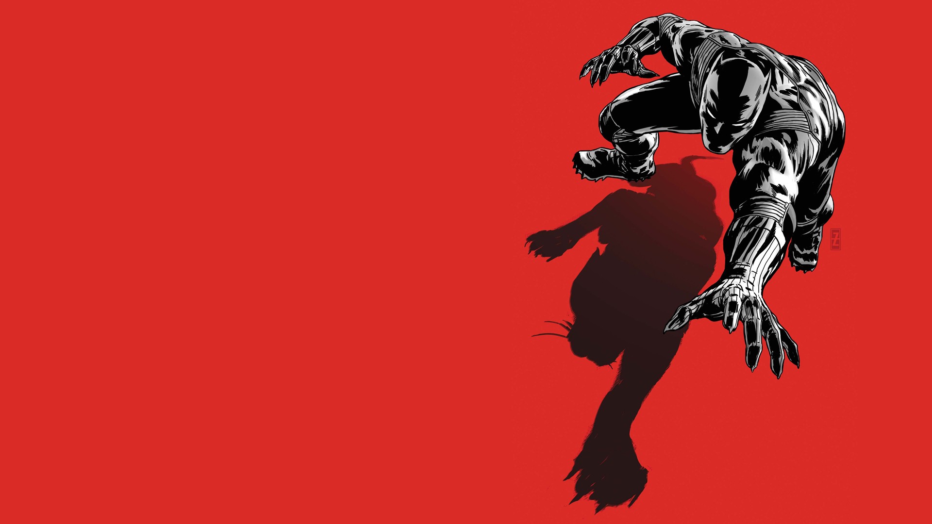 Black Panther Superhero Wallpaper