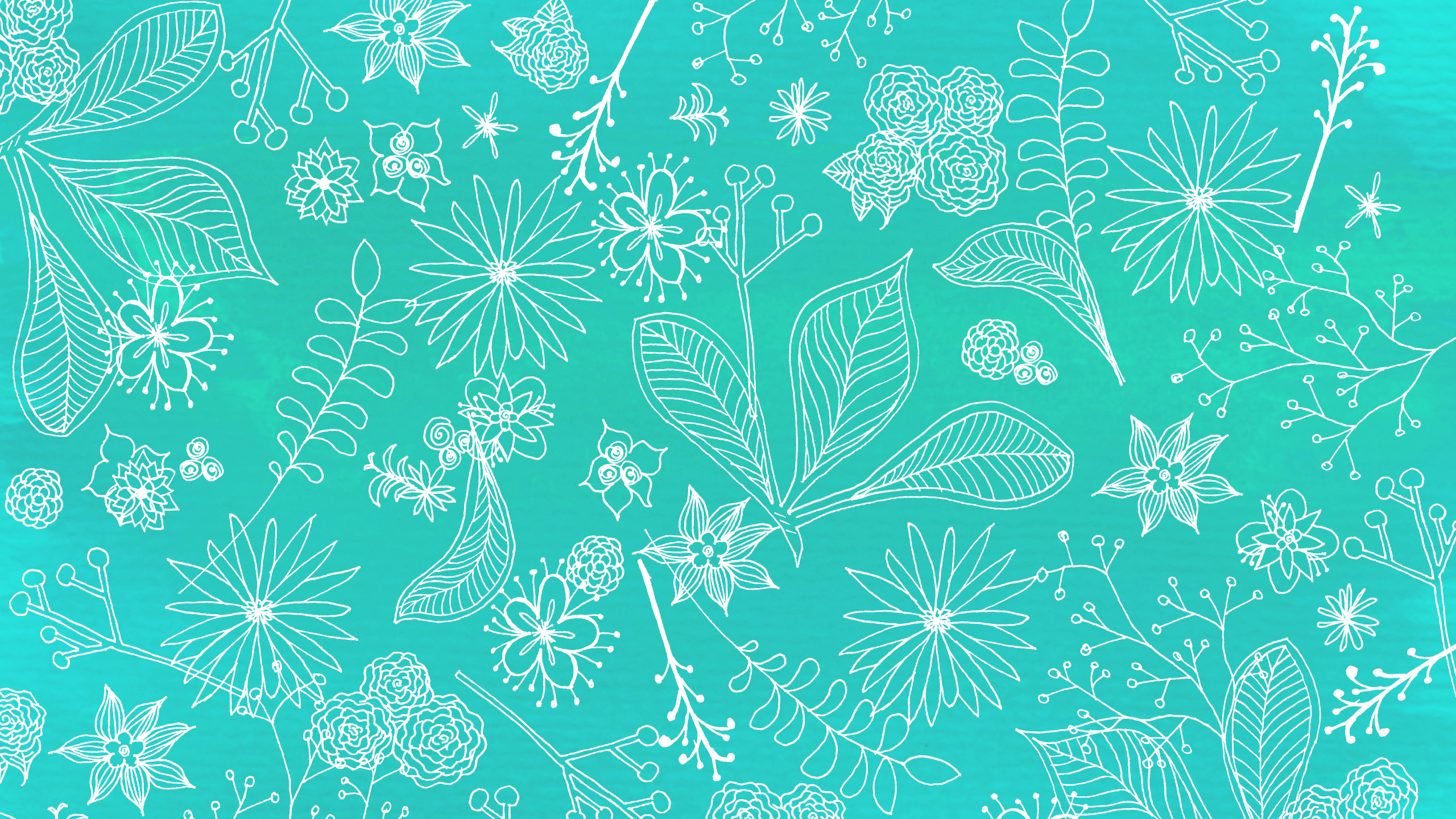 46 Teal Flower Wallpaper  WallpaperSafari