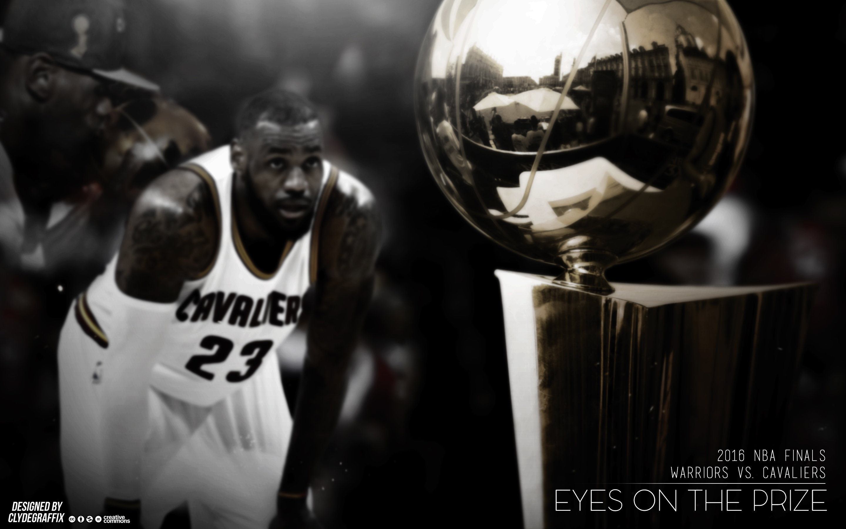 Lebron James Eyes On The Prize Wallpaper By