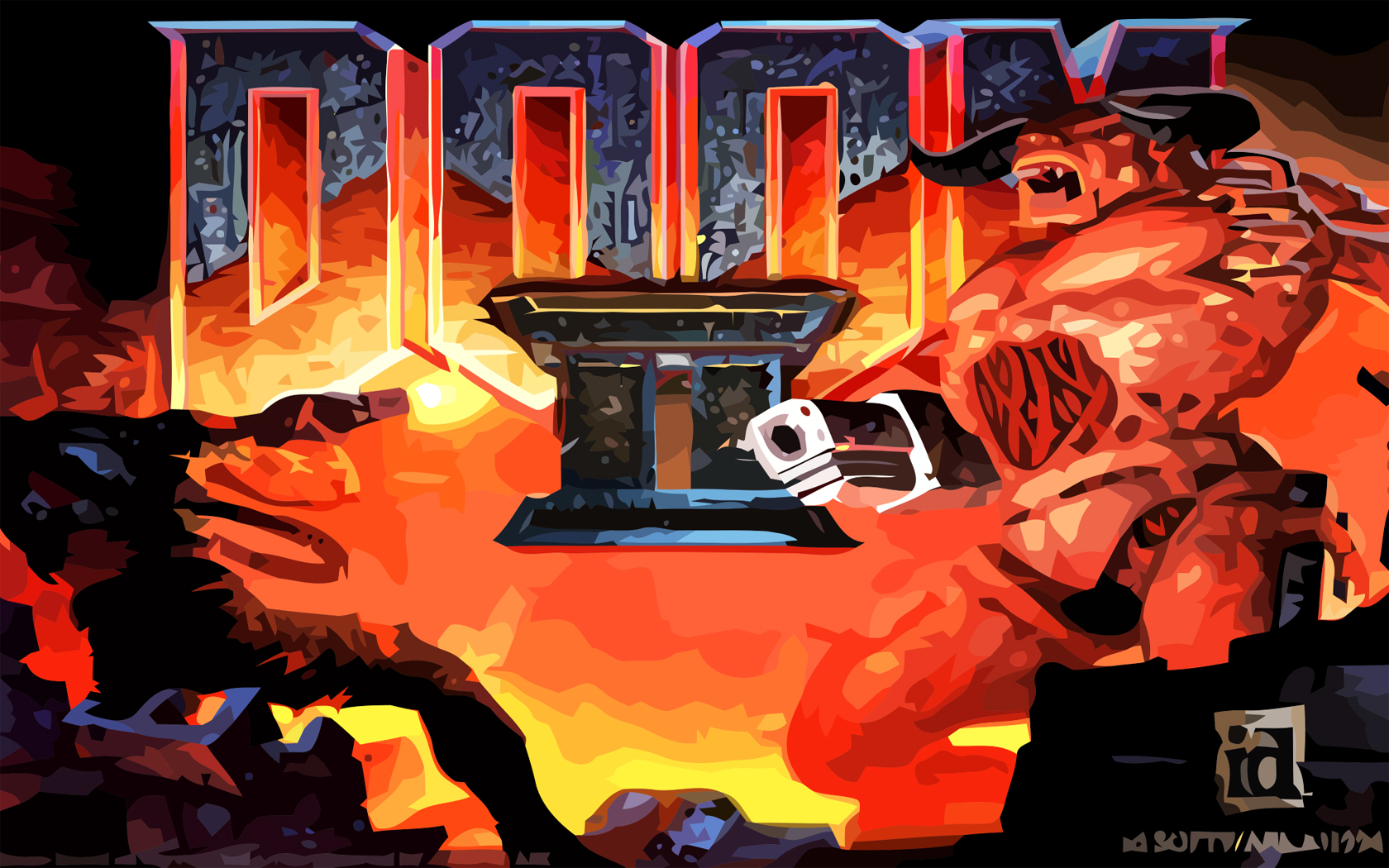 Doom 2 wallpaper high voltagecz