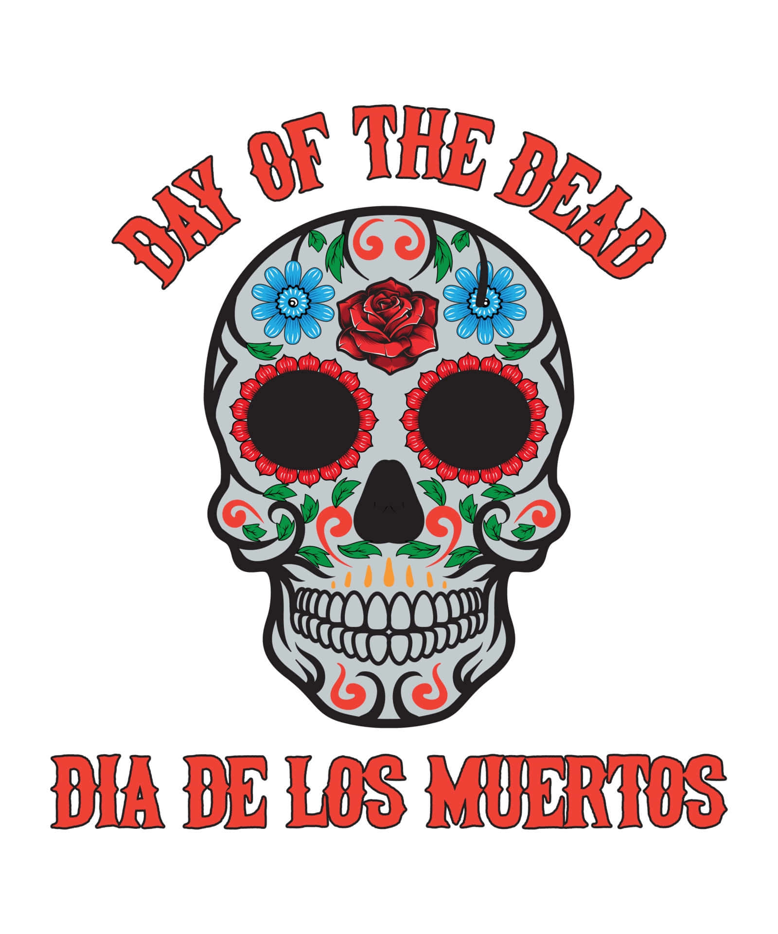 Dia De Los Muertos X Background Wallpaper