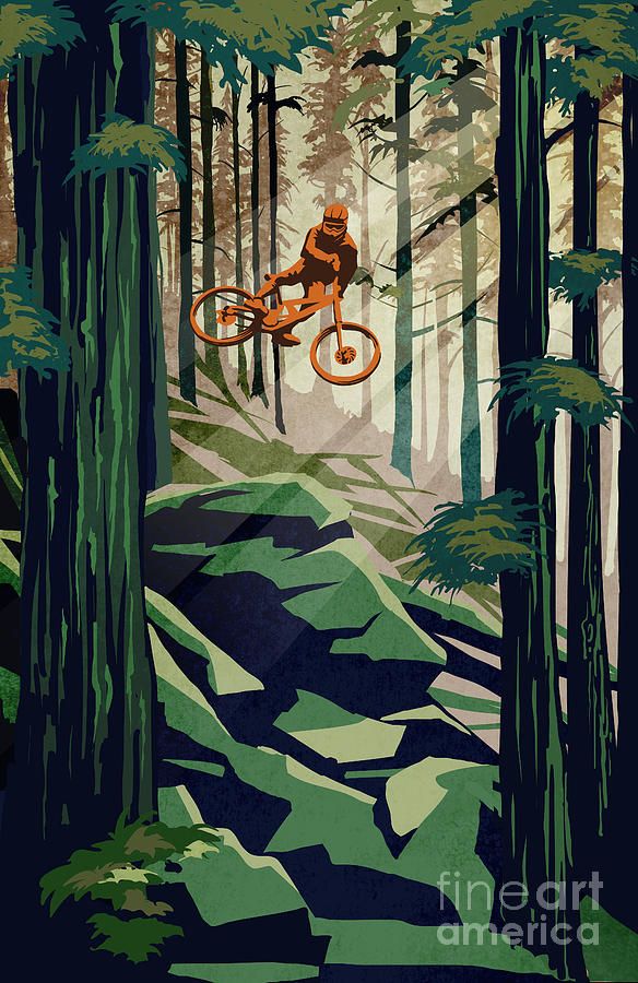 My Therapy Revelstoke By Sassan Filsoof Mountain Bike Art
