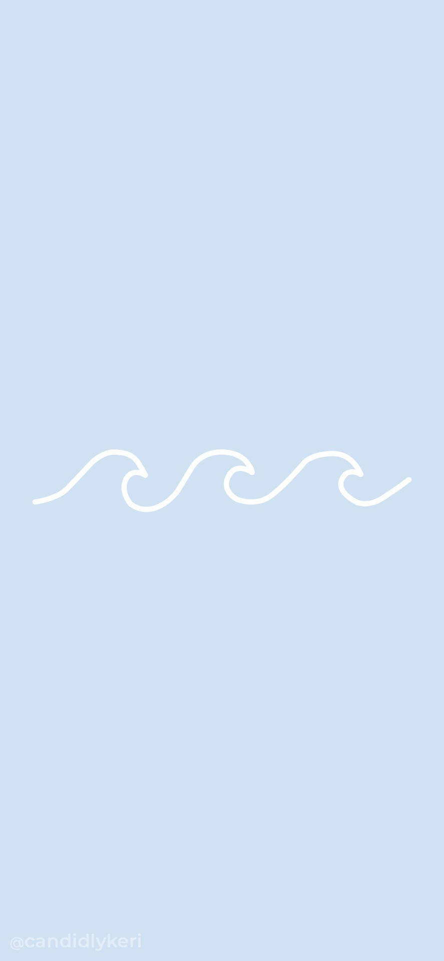 Pastel Blue Aesthetic iPhone Wallpaper
