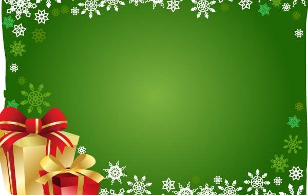 Vector Christmas Gift And Background