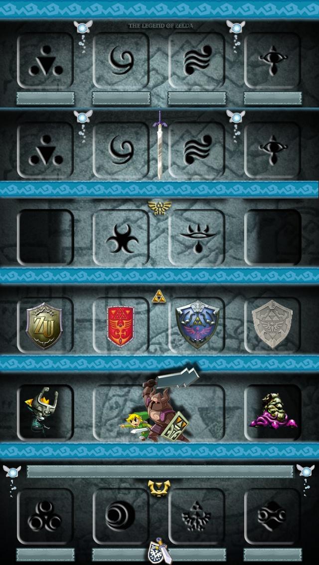 Legend Of Zelda iPhone Shelf Wallpaper Background Ipod