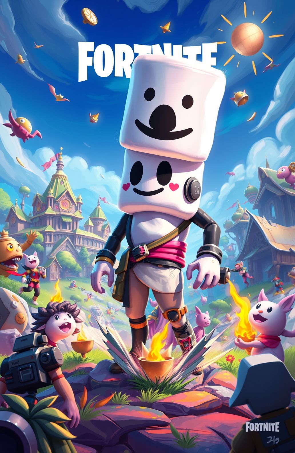 Marshmello Fortnite Wallpaper
