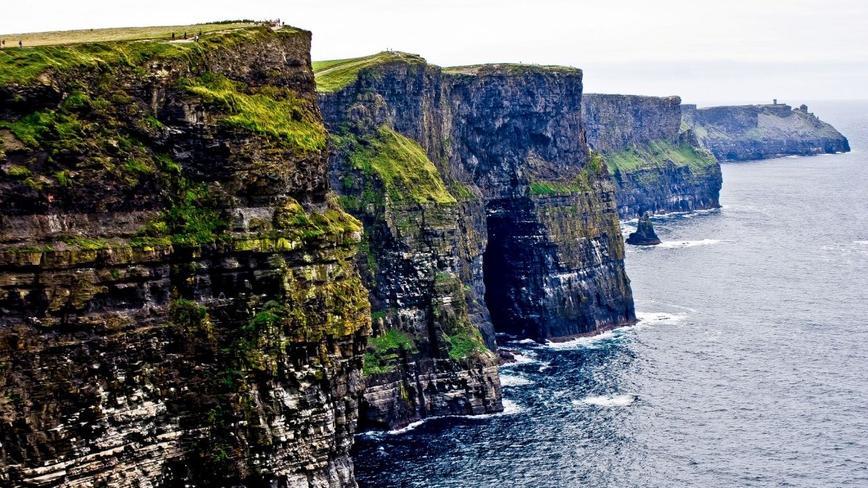 Water Landscapes Nature Coast Cliffs Ireland Of Moher