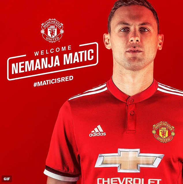 Manchester United Sign Nemanja Matic From Chelsea For 40m