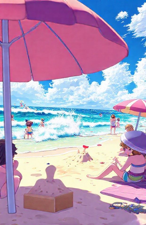 Anime Beach Wallpaper