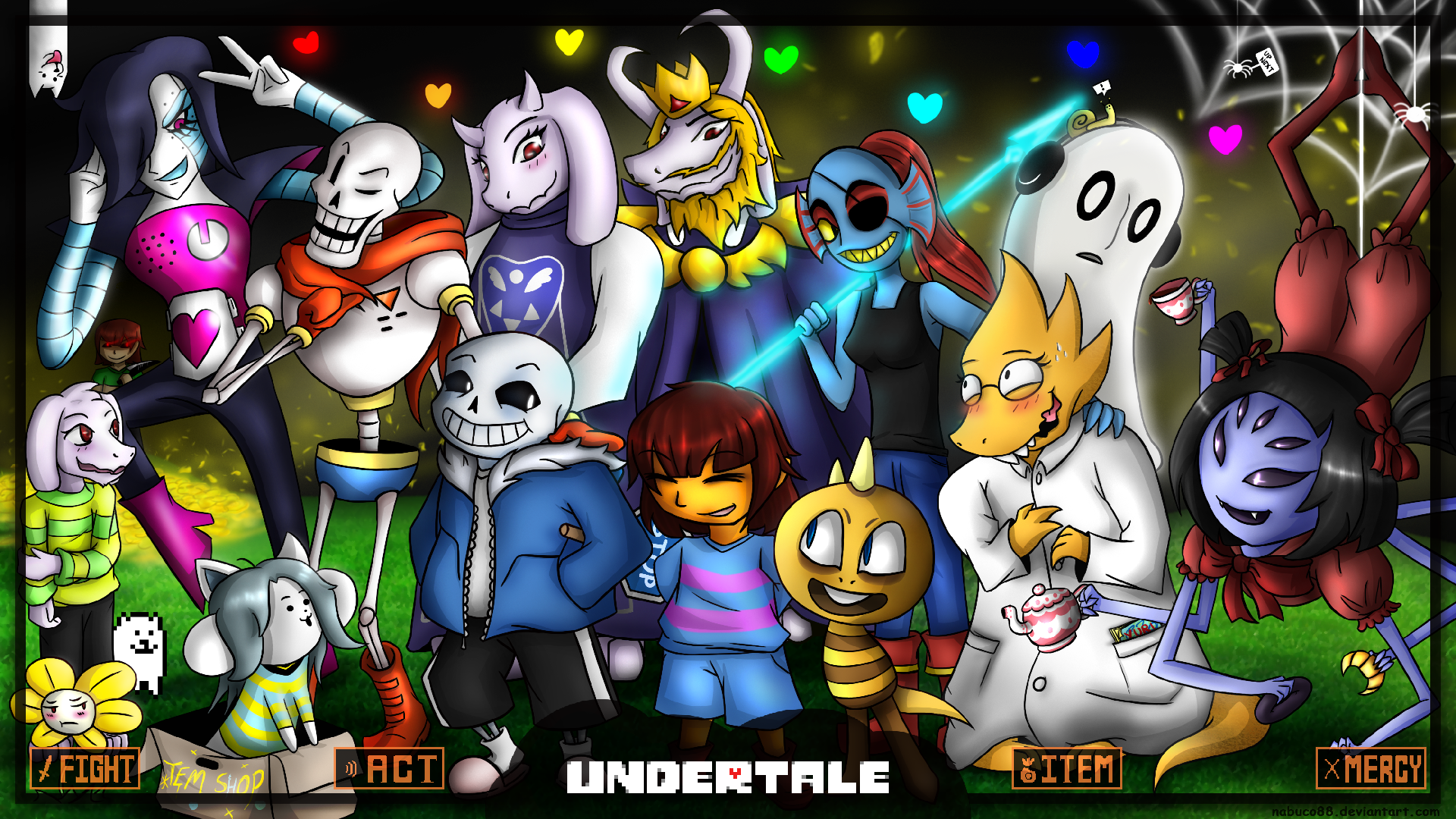 undertale wallpaper by nabuco88 d9m046mpng 19201080 viddio