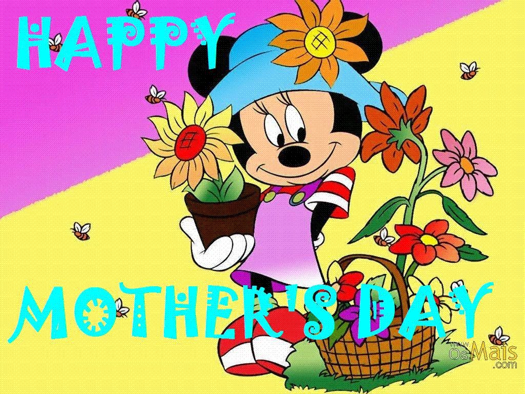 Happy Mother S Day Minnie Mouse With Image Sunday Greetings