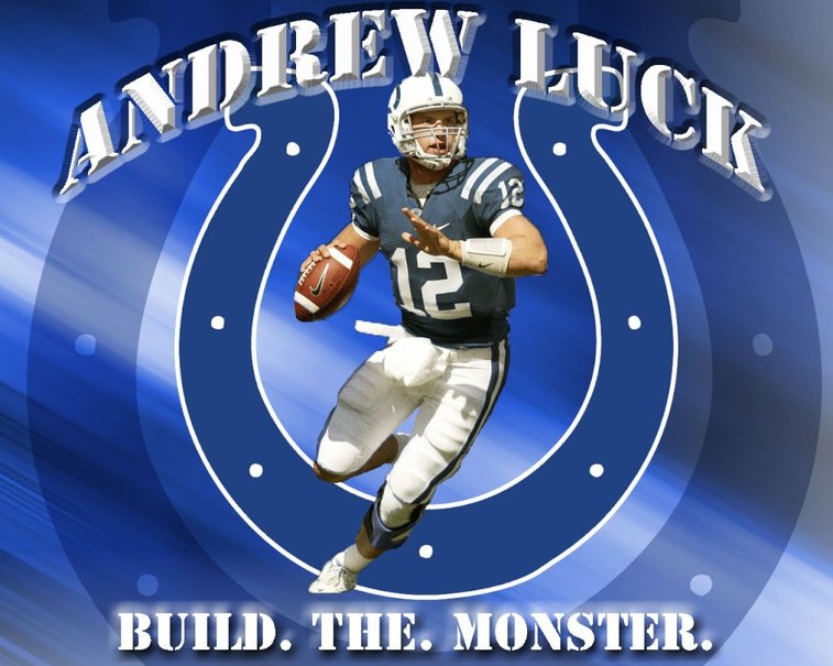 Andrew Luck Falcons Quarterback Wallpaper