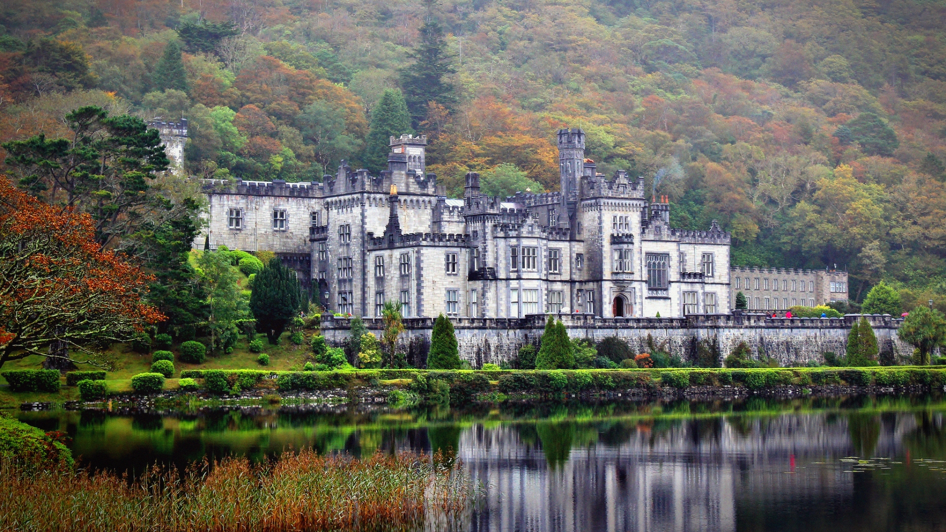 Kylemore Abbey HD Wallpaper Background Image Id