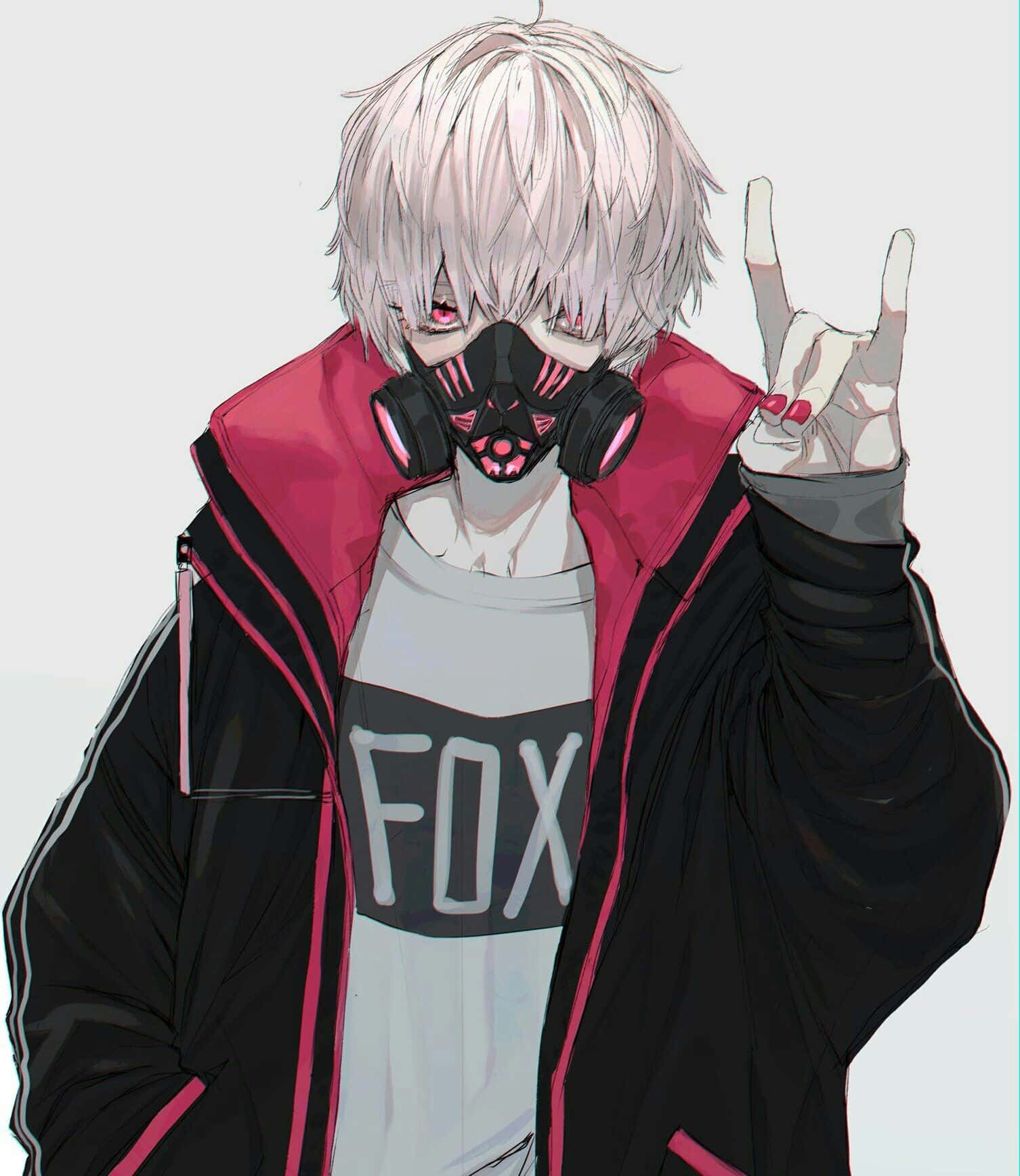 Anime Boy With Mask Wallpaper