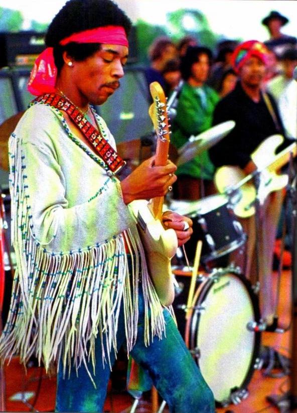 Jimi Hendrix Woodstock HD Large Wallpaper