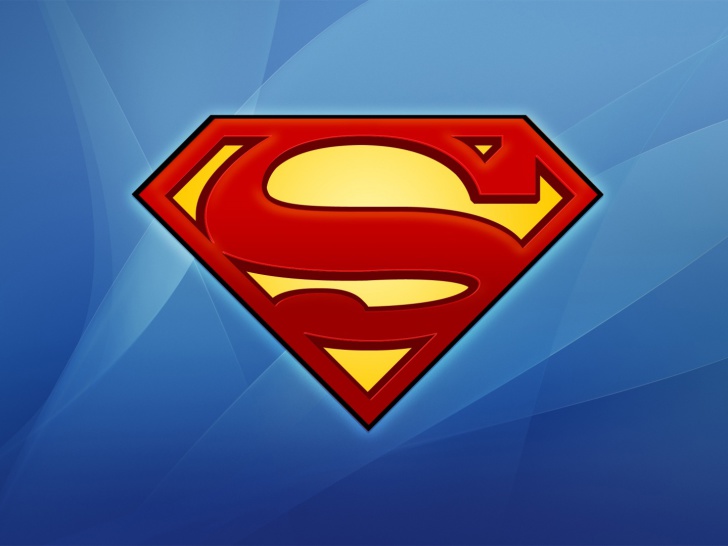 Superman logo wallpaper for iPhone