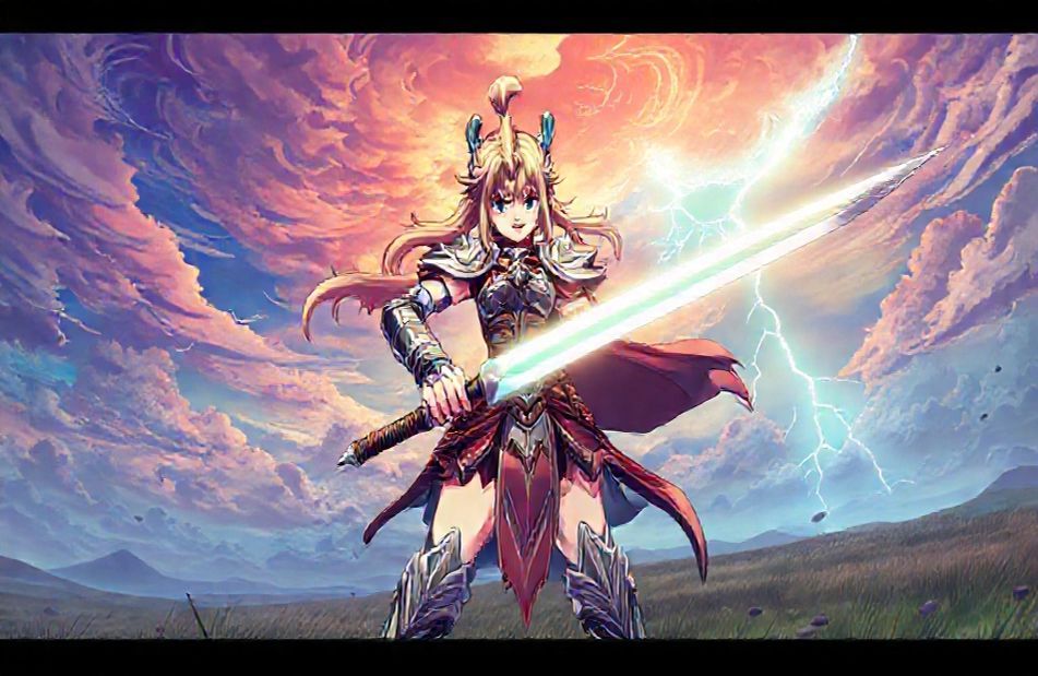 Anime Girl Warrior Wallpaper
