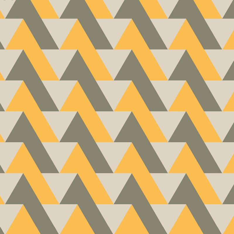 Wallpaper Geometric Yellow