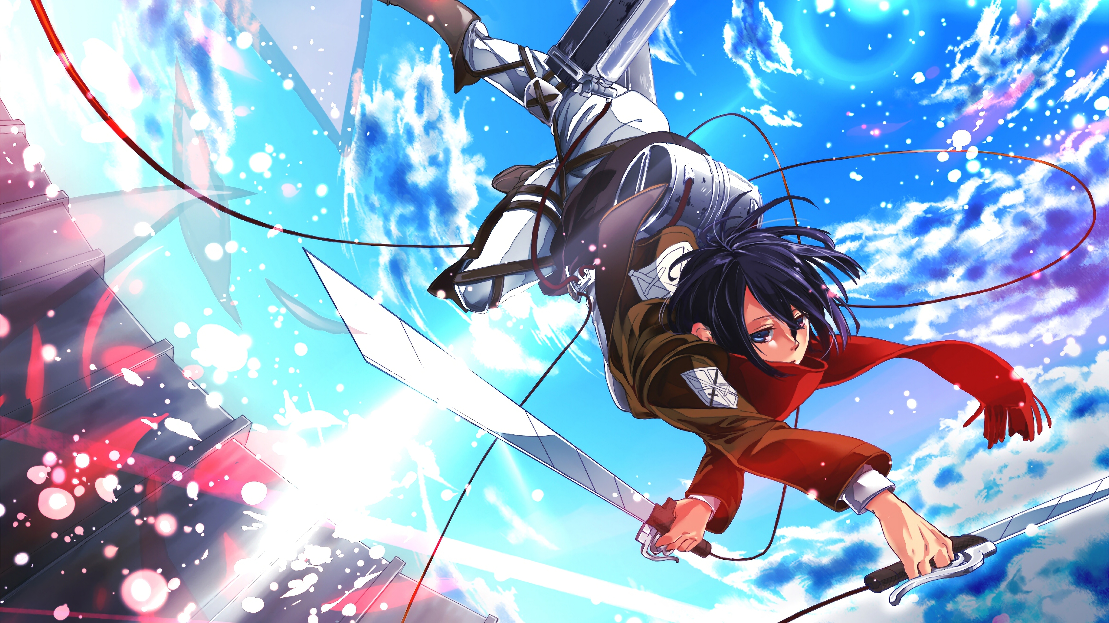 Mikasa Ackerman Attack On Titan Shingeki No Kyojin 4k