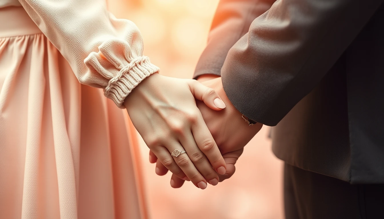 Girl And Boy Hands Love Wallpaper