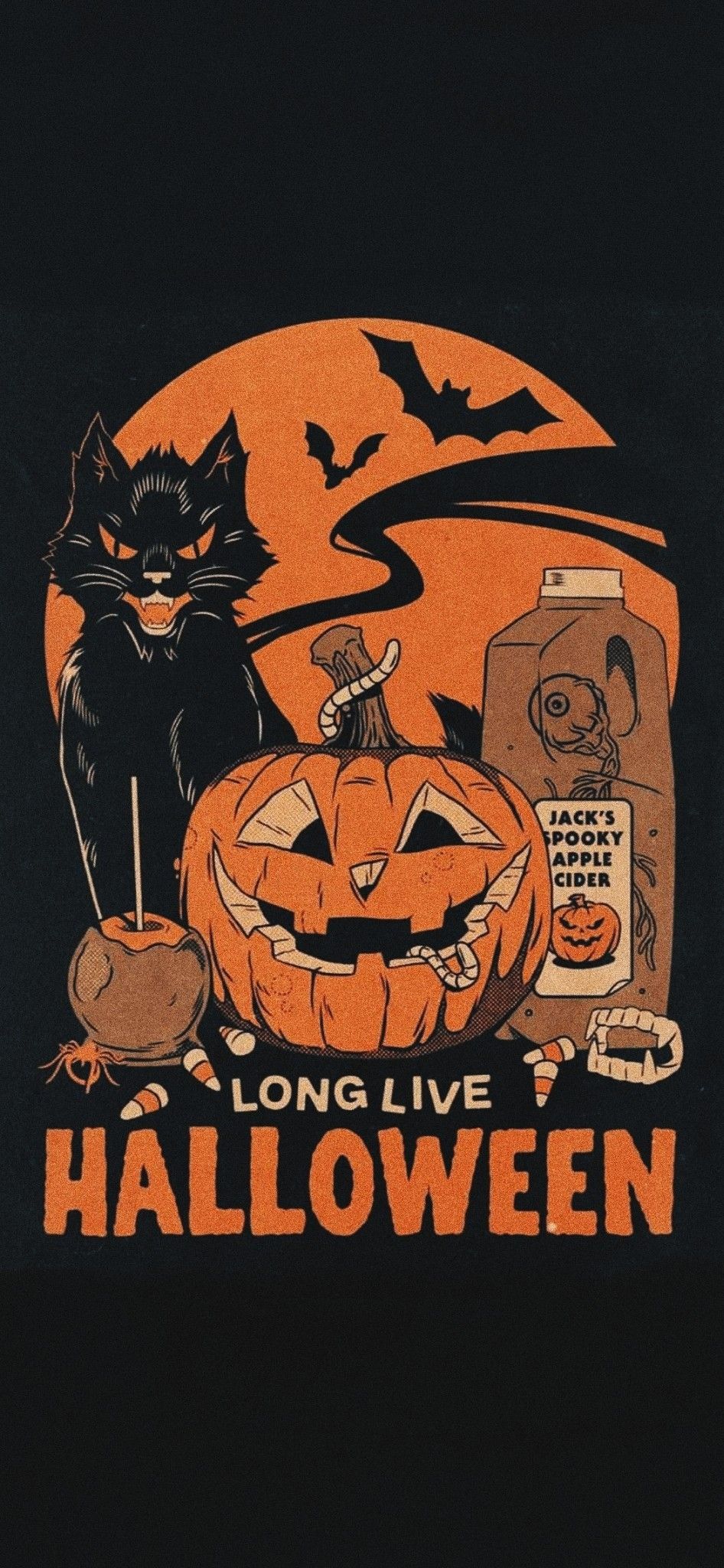 Vintage Halloween Lockscreens Wallpaper