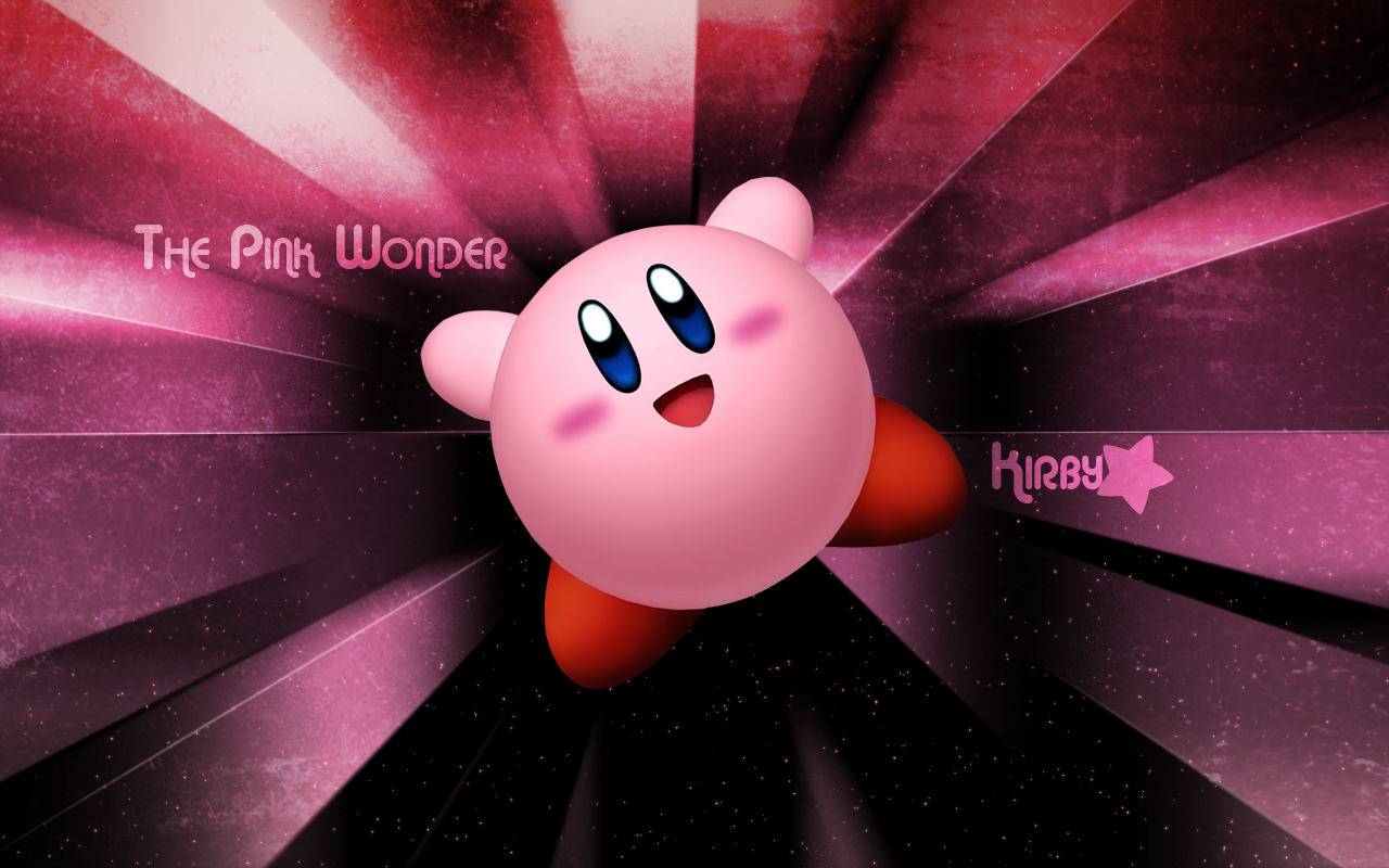 Pink Wonder Kirby Wallpaper By Kurama805 Fan Art Games