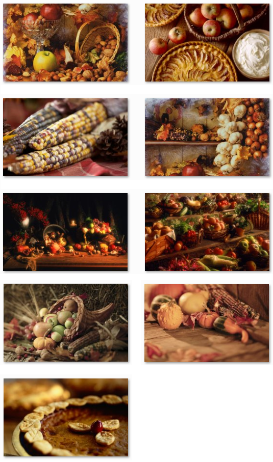 Thanksgiving Desktop Fun Autumn Bounty Theme For Windows