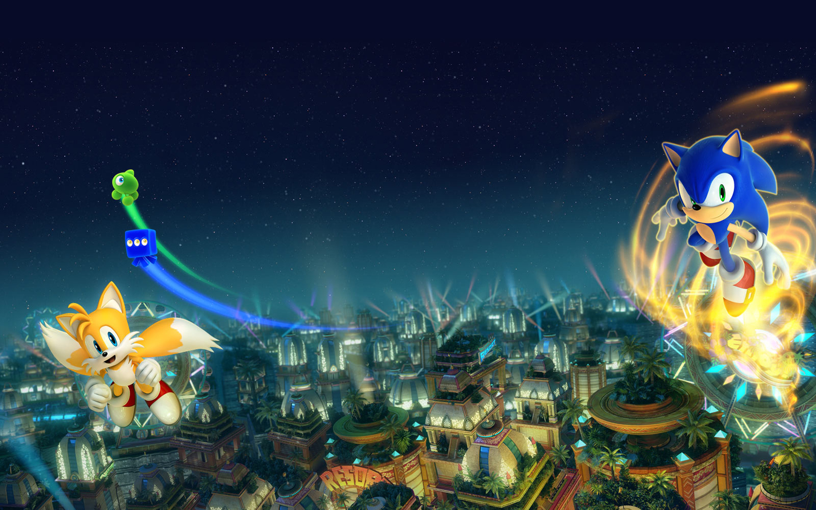 sonic colors background