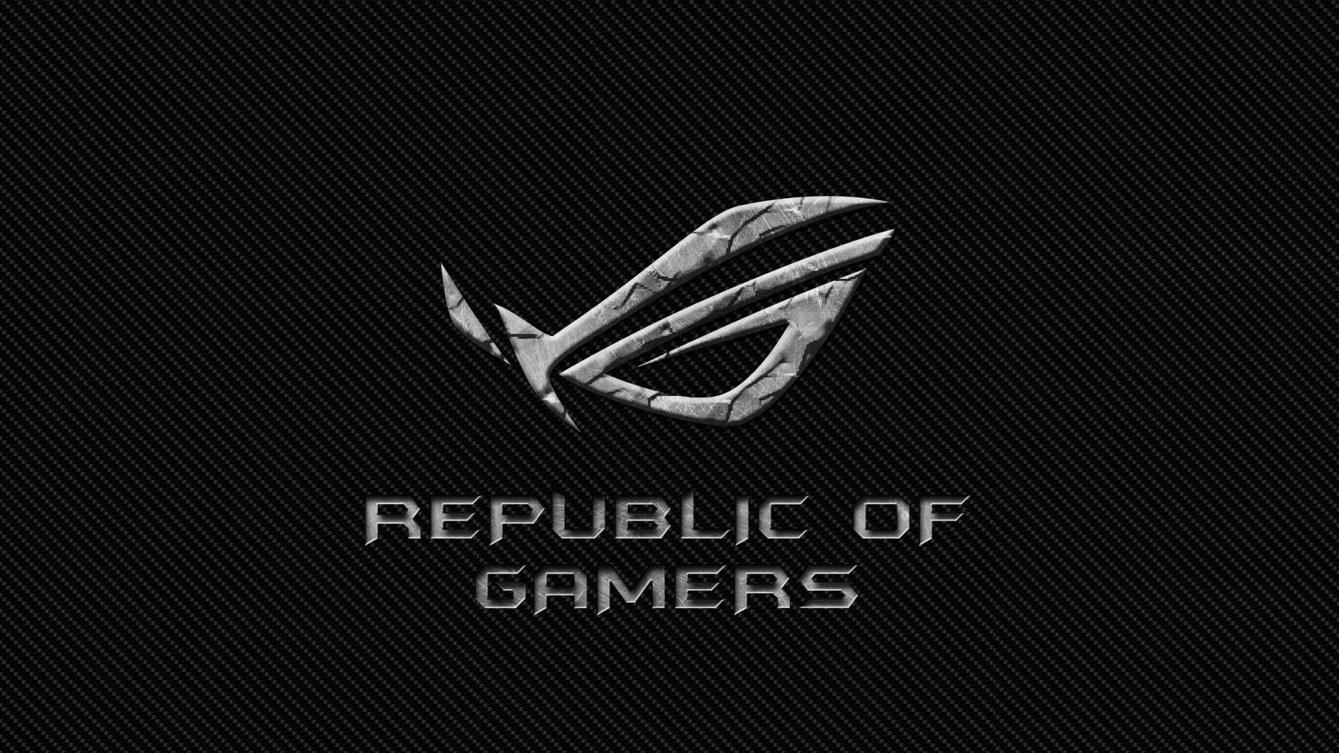Asus Republic Of Gamers Carbon By Fishbone Art