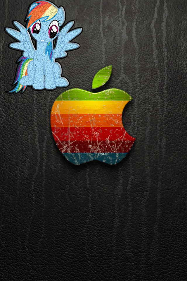 Rainbow Dash iPhone Background By Kylewinters