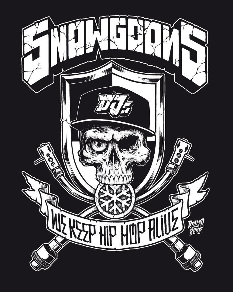 Snowgoons Djs Gangsta Rap Logo Number Real Hip Hop
