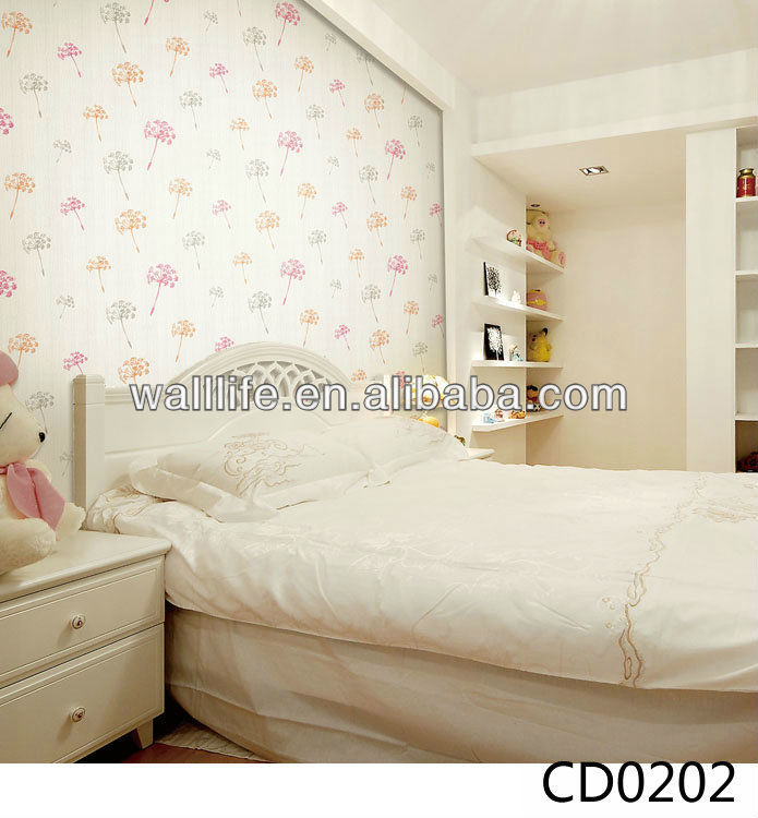 Cd0202 Colorful Country Style Vinyl Wallpaper From Reliable