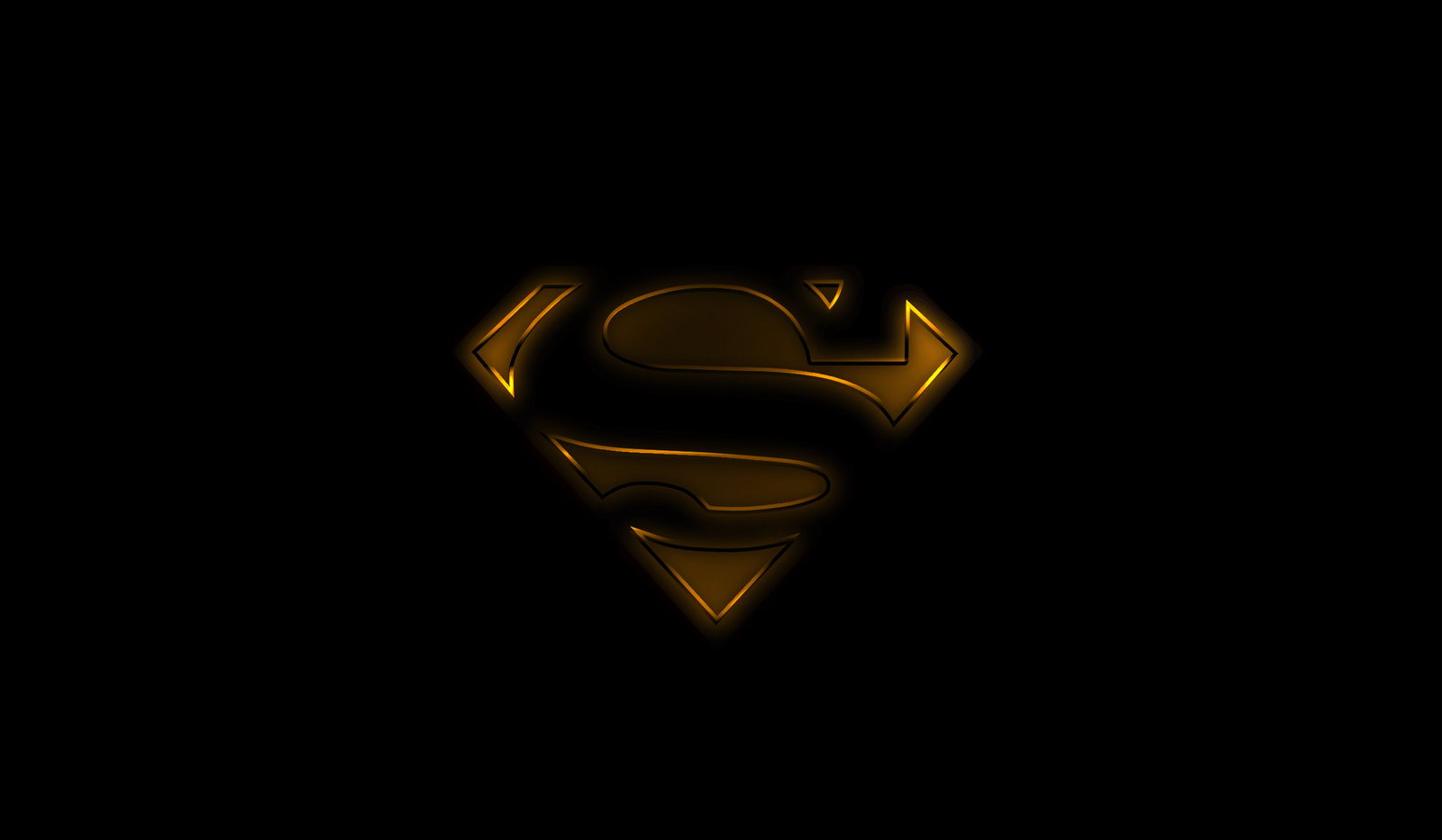 Black Superman Logo Wallpaper
