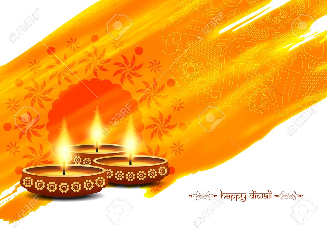 Happy Diwali Background Design Royalty Cliparts Vectors And