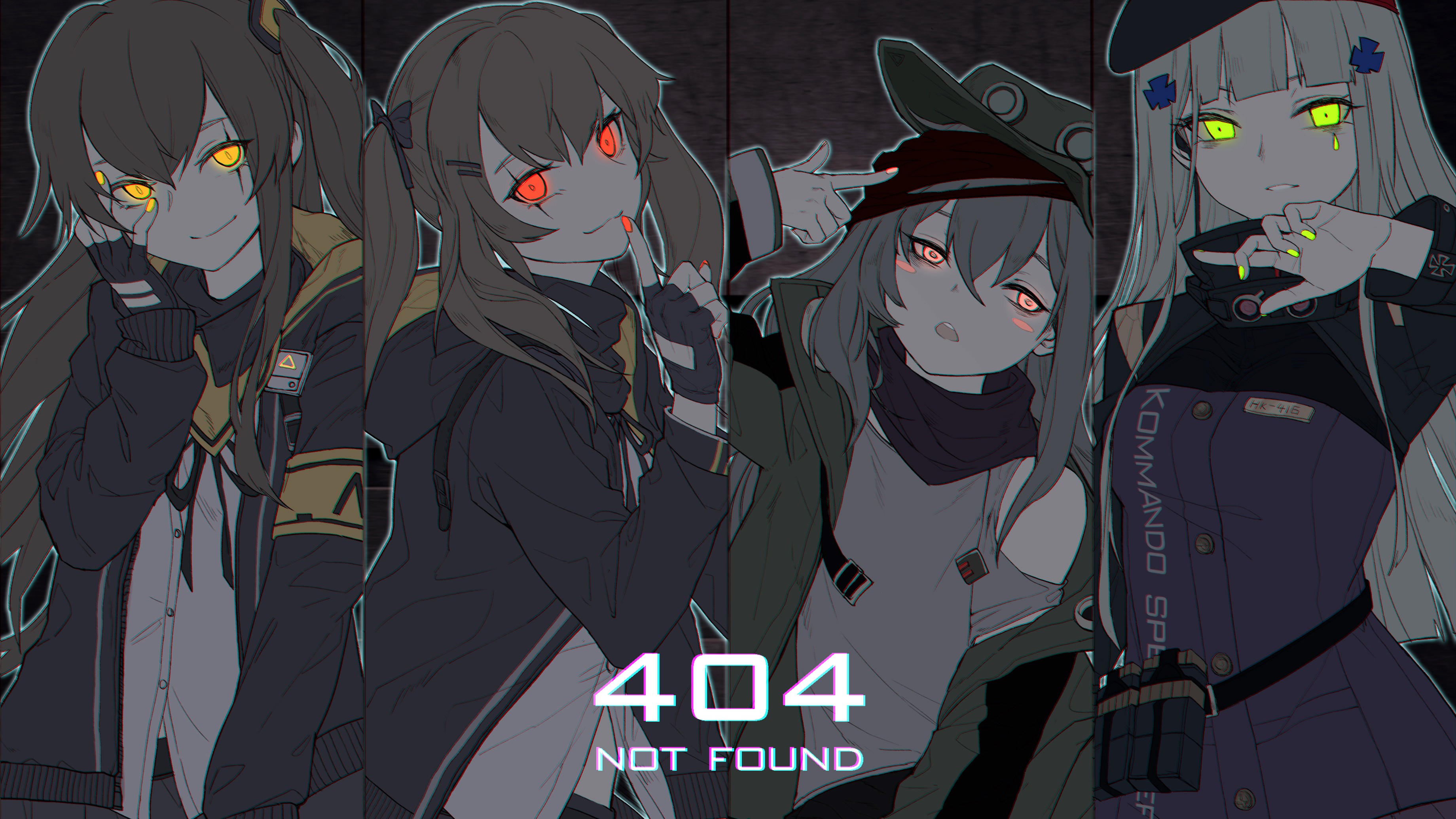 Not Found Girls Frontline Anime Glowing