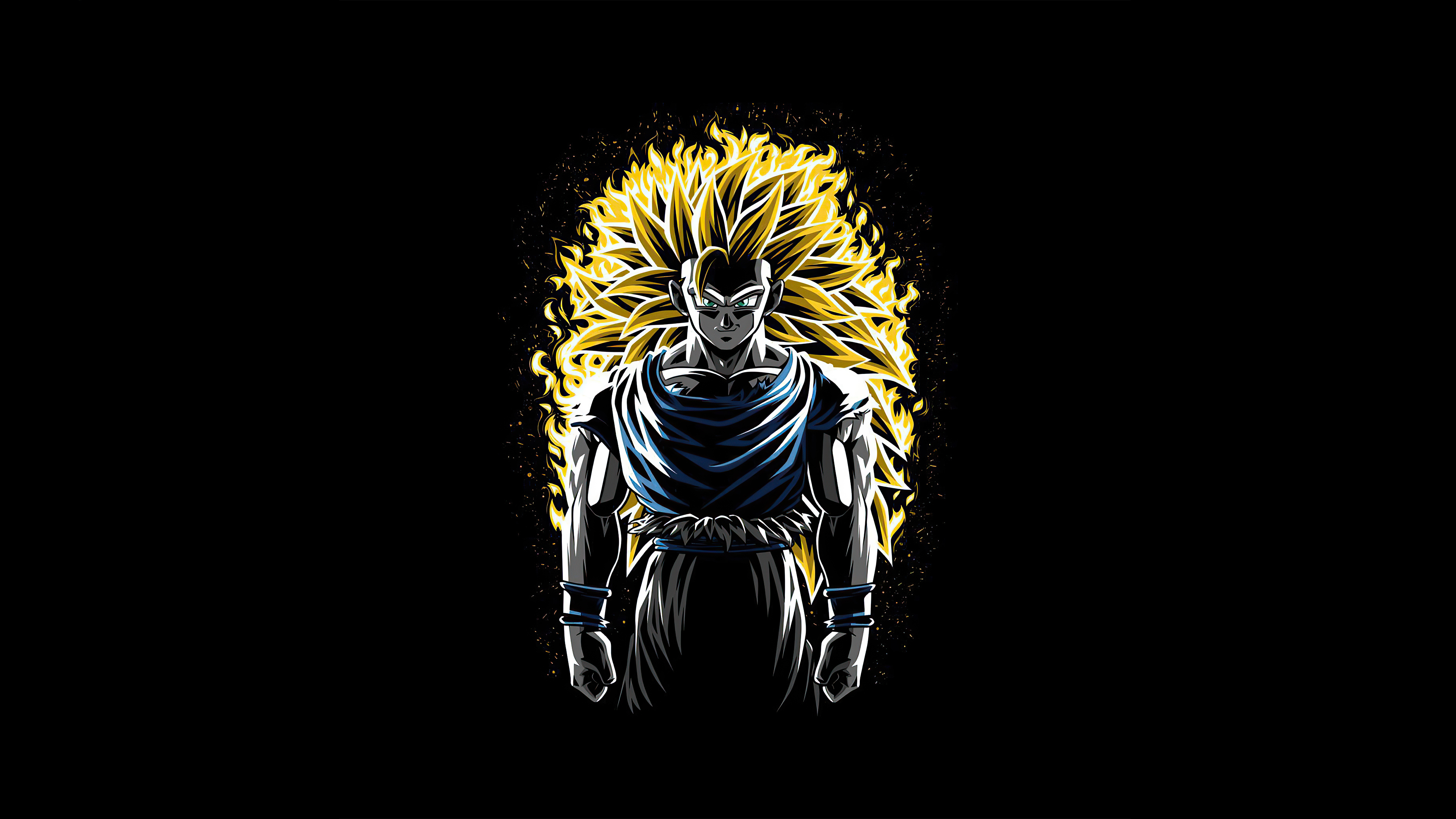 Battle Fire Super Saiyan Goku Dragon Ball Z Wallpaper HD Anime