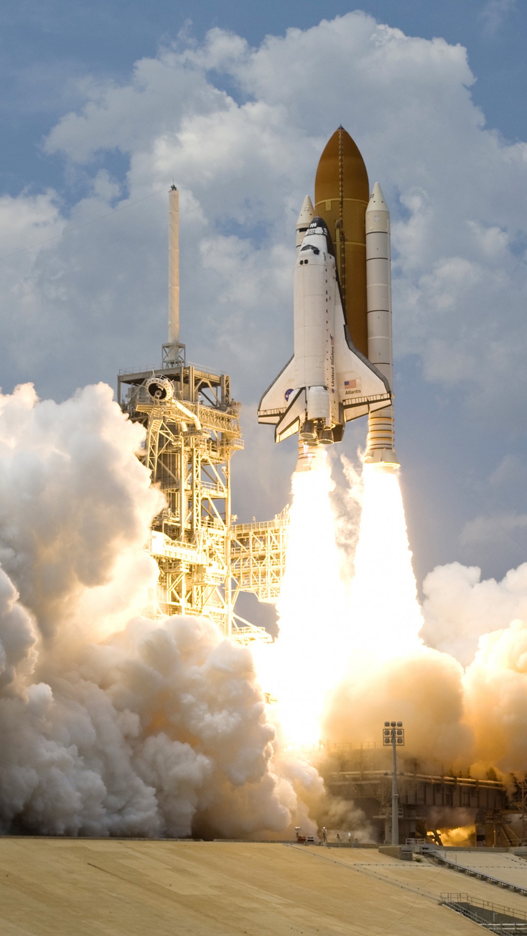 Space Shuttle Launch iPhone Plus And Wallpaper