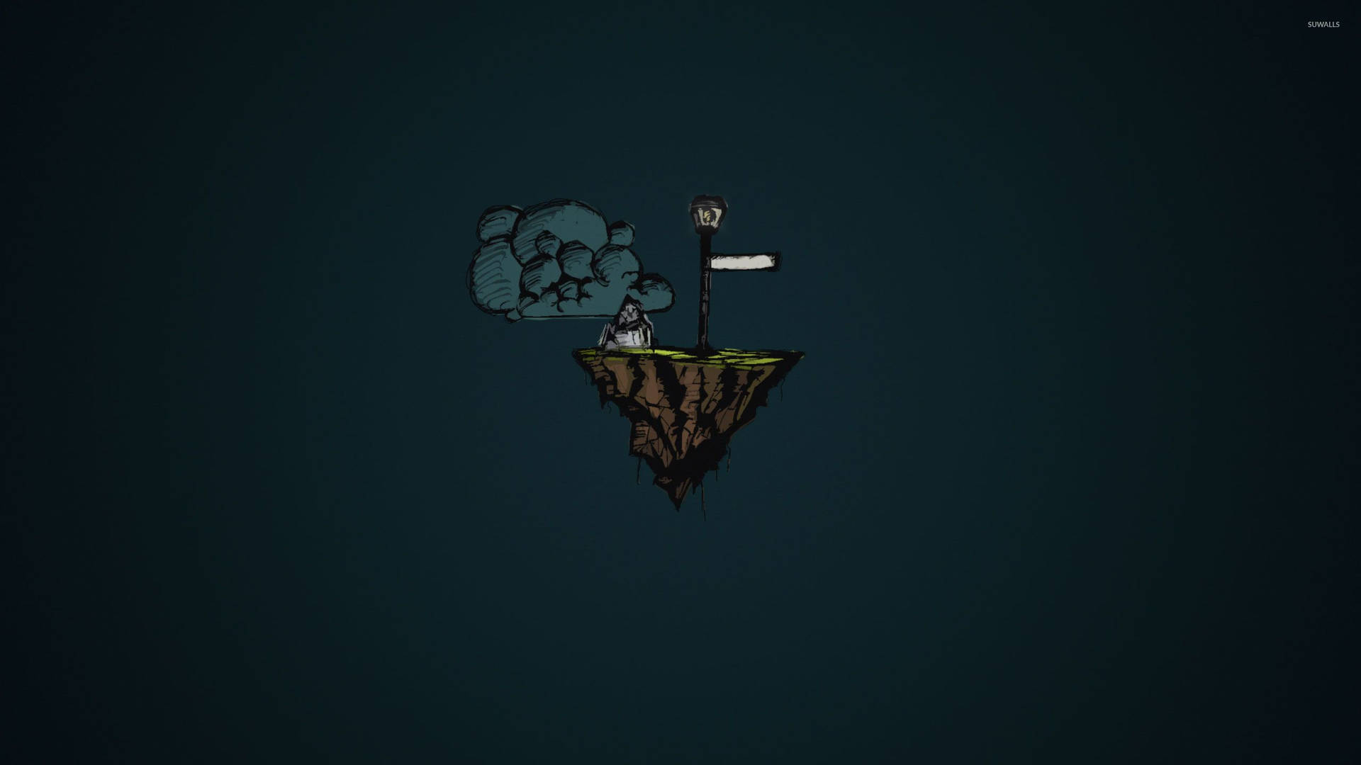 Floating Island Wallpaper