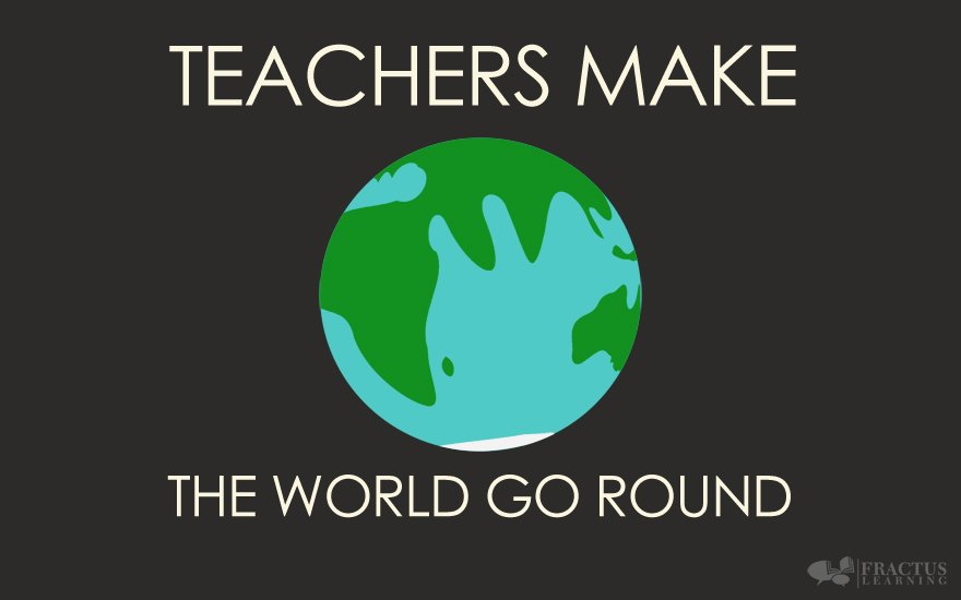 Teachers Make The World Go Round Wallpaper