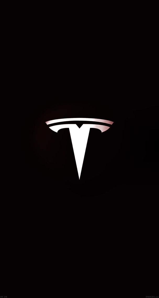 Tesla Motors Logo Art iPhone 5s Wallpaper