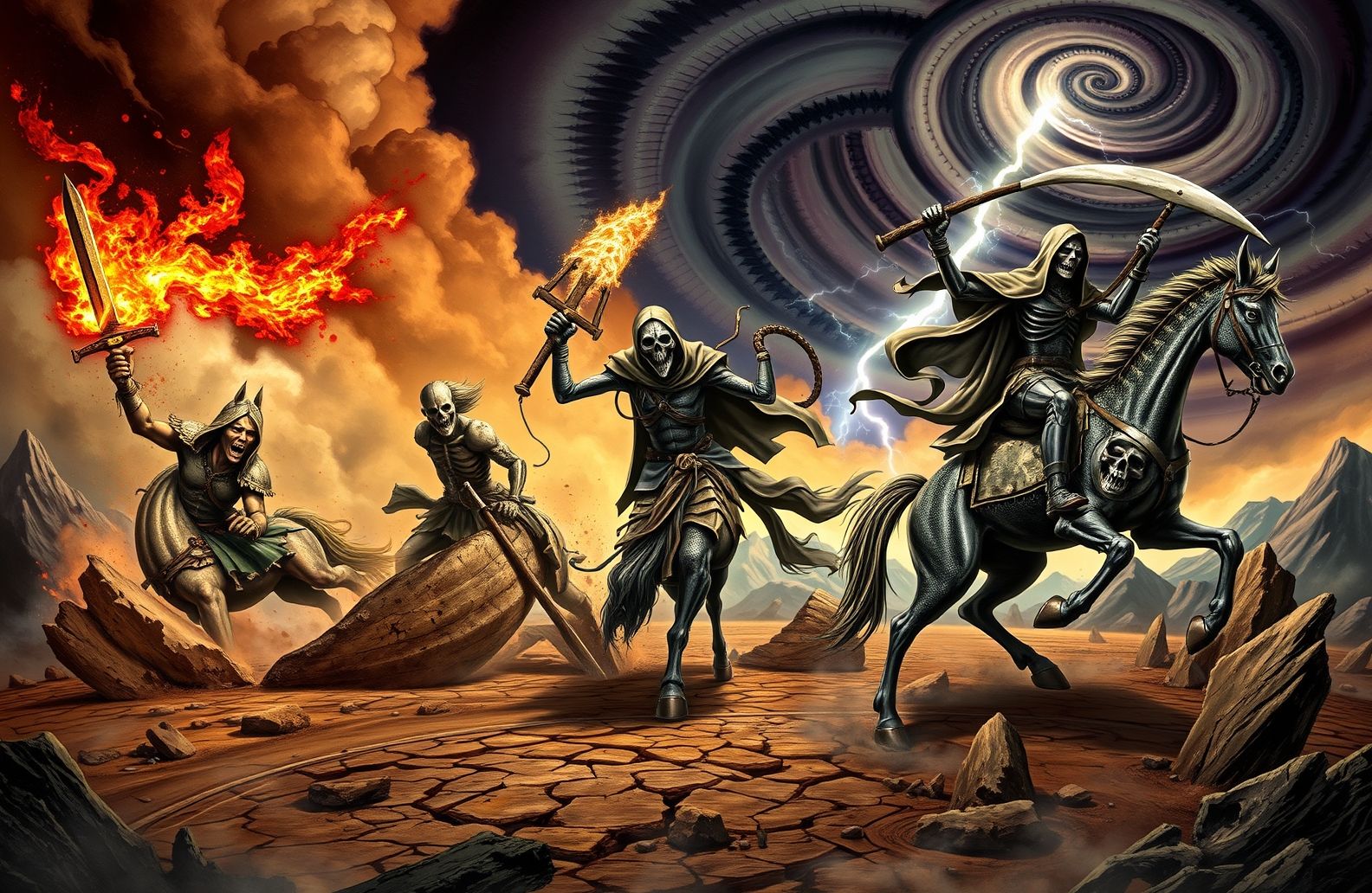 Four Horsemen Of The Apocalypse Wallpaper