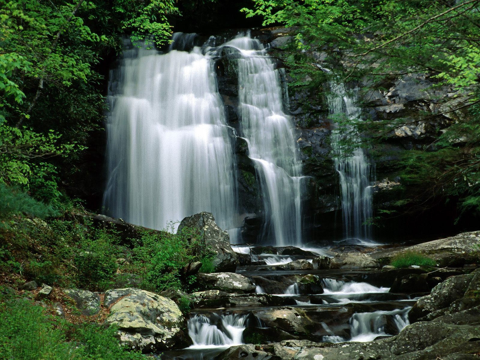 Hq Meig S Falls Great Smoky Mountain National Park Tennessee Wallpaper