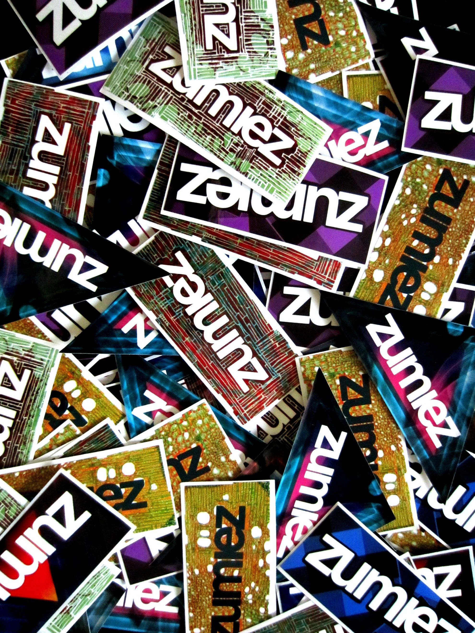Zumiez Christmas Time BirtHDays Anytime Sticker