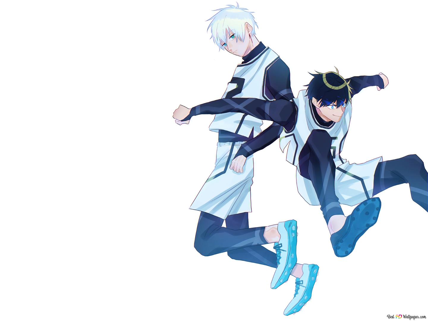 Yoichi Isagi And Seishirou Nagi From Blue Lock 4k Wallpaper