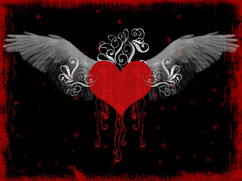 49 Heart With Wings Wallpaper On Wallpapersafari Images, Photos, Reviews