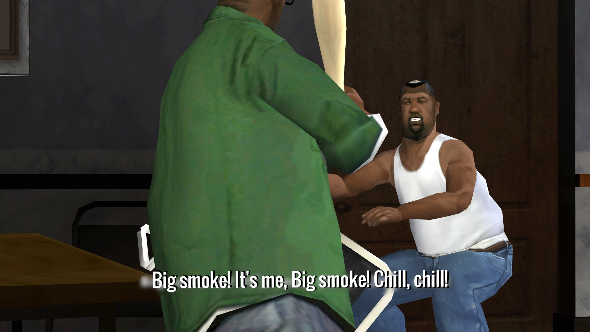 Big smoke threesome meme