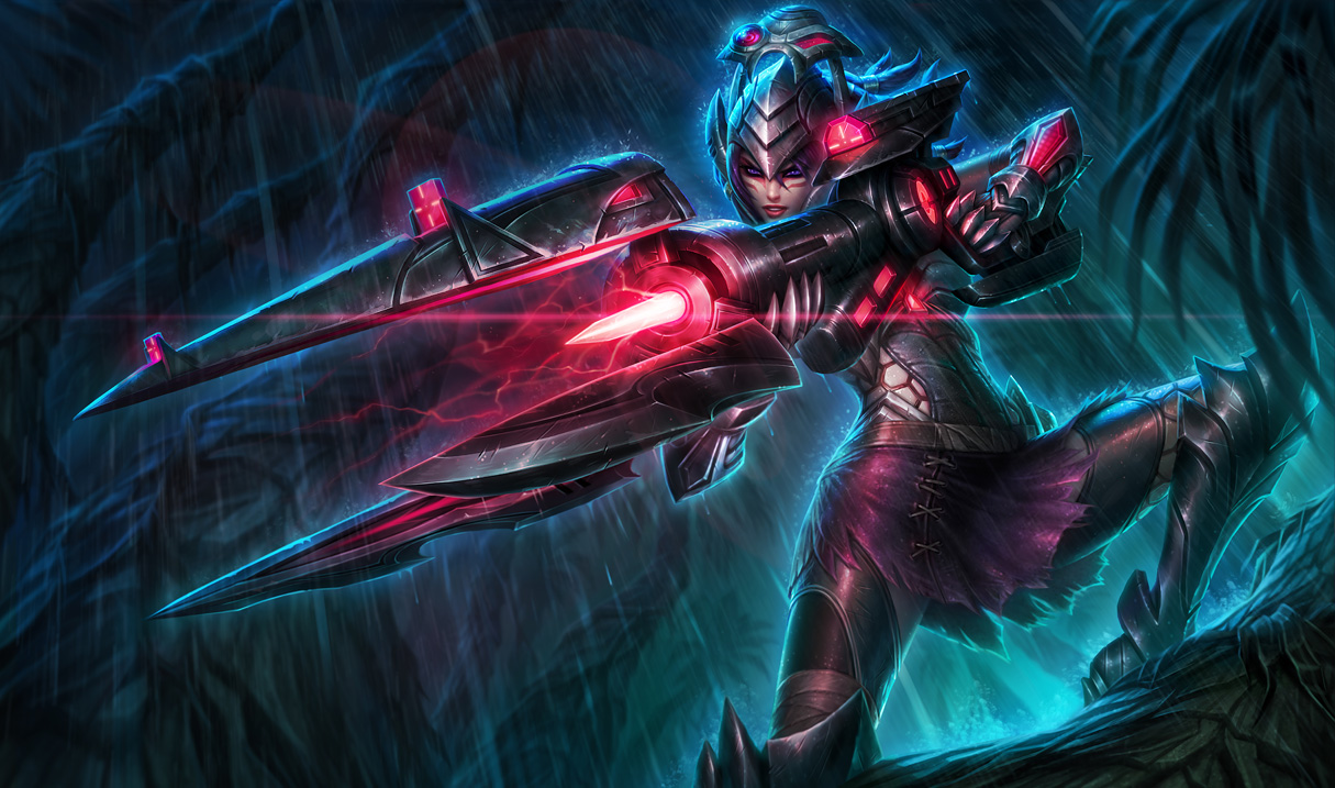 Headhunter Caitlyn Splash Art Project Yasuo New Particles