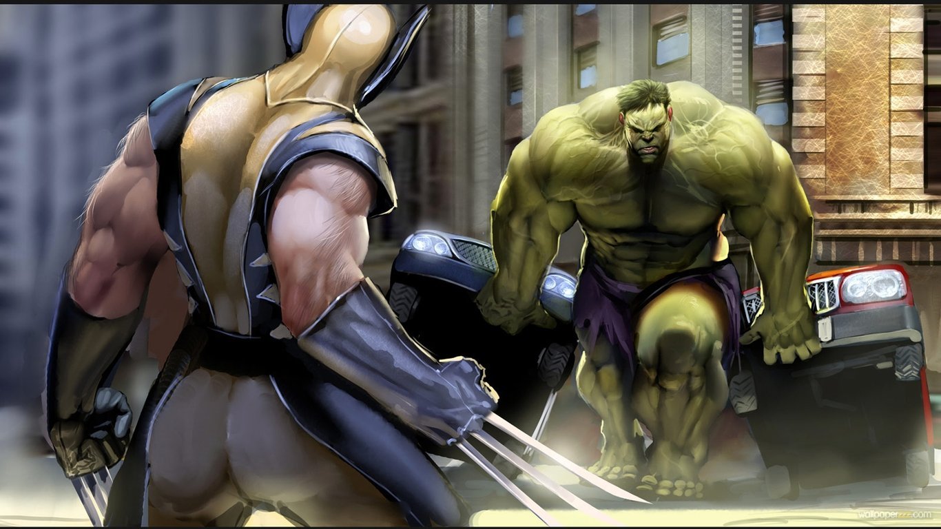 Hulk Vs X Men HD Wallpaper