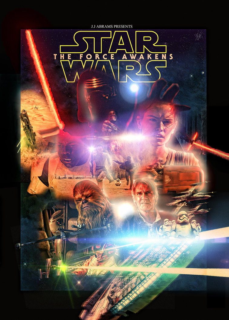 Star Wars The Force Awakens Poster by cinefilomania 756x1058