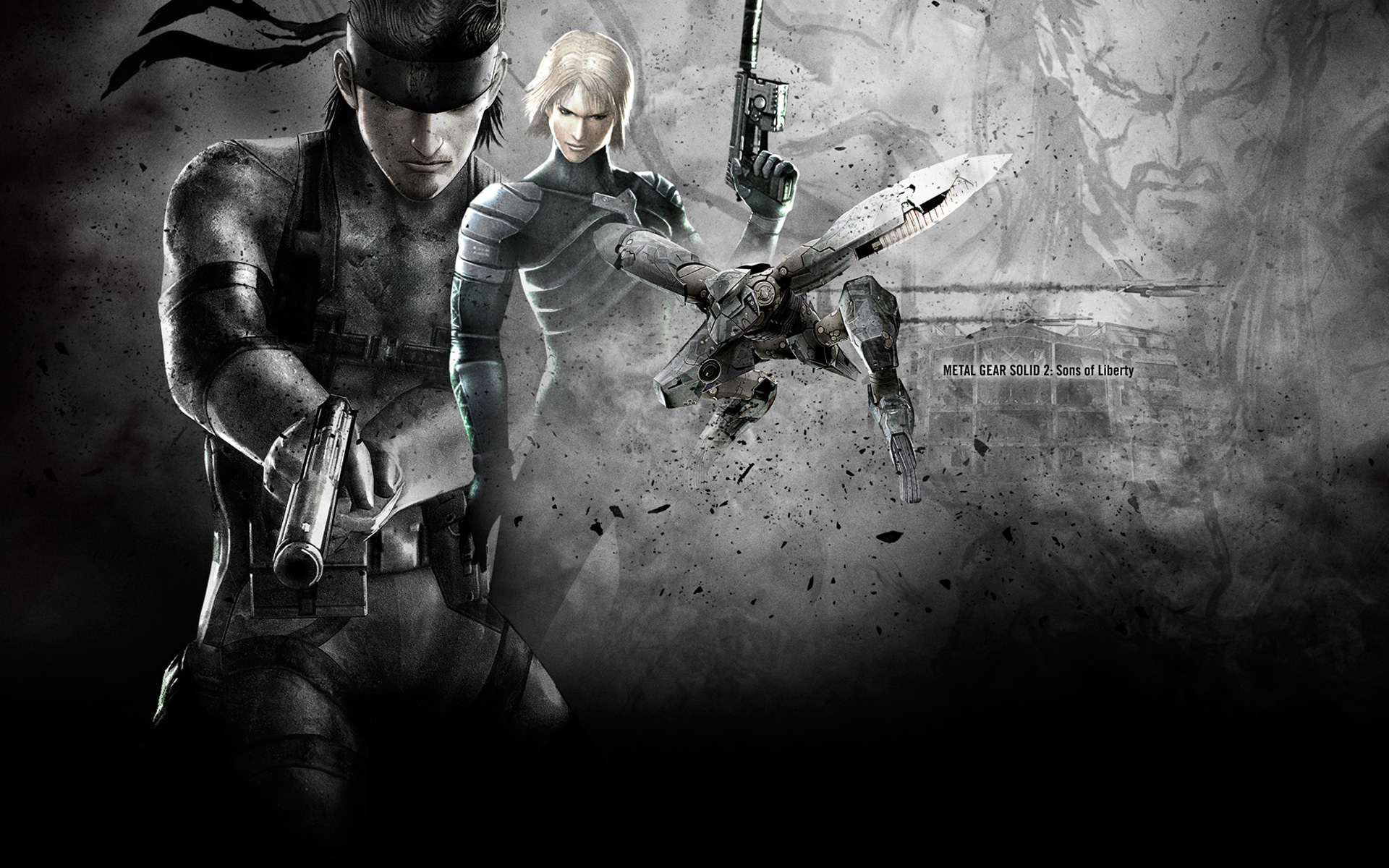 Metal Gear Solid Sons Of Liberty Wallpaper Playstation